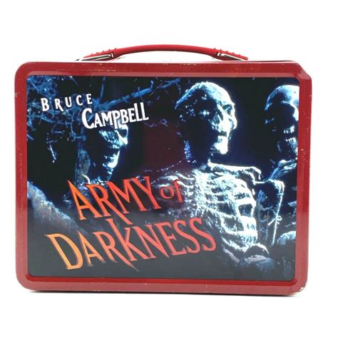 Vintage Limited Edition NECA Army Of Darkness Metal Lunch 